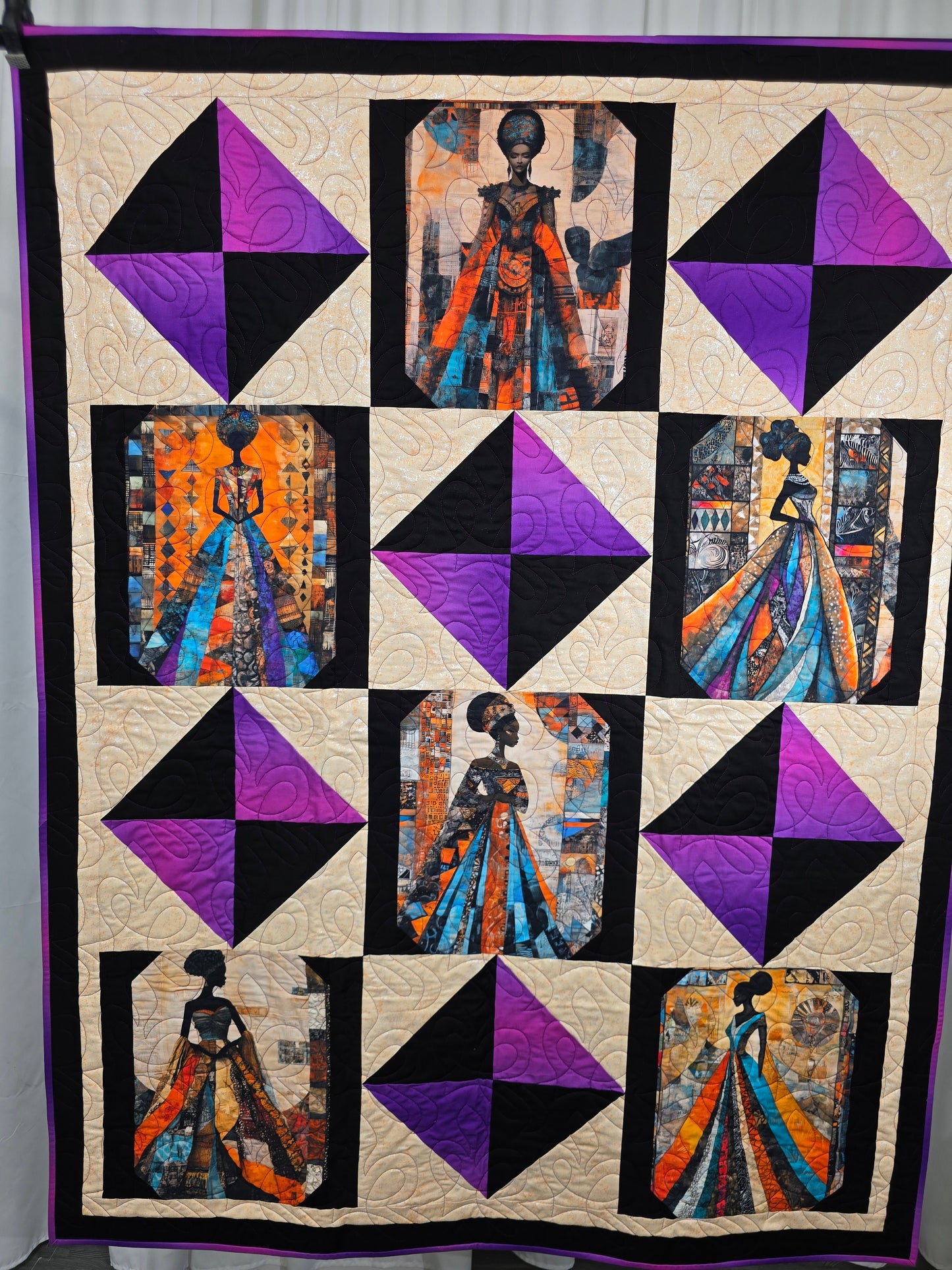African Queens Irregular Panels 3-Yard Quilt Kit