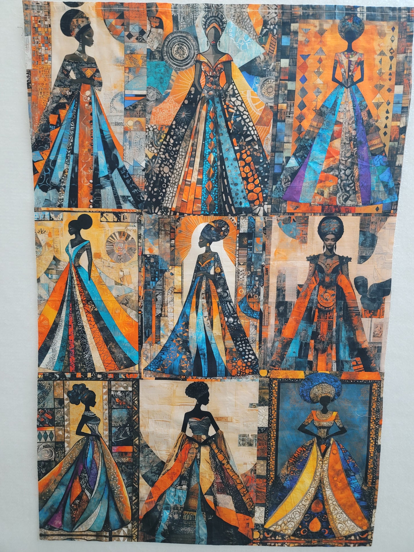 African Queens Irregular Panels 3-Yard Quilt Kit
