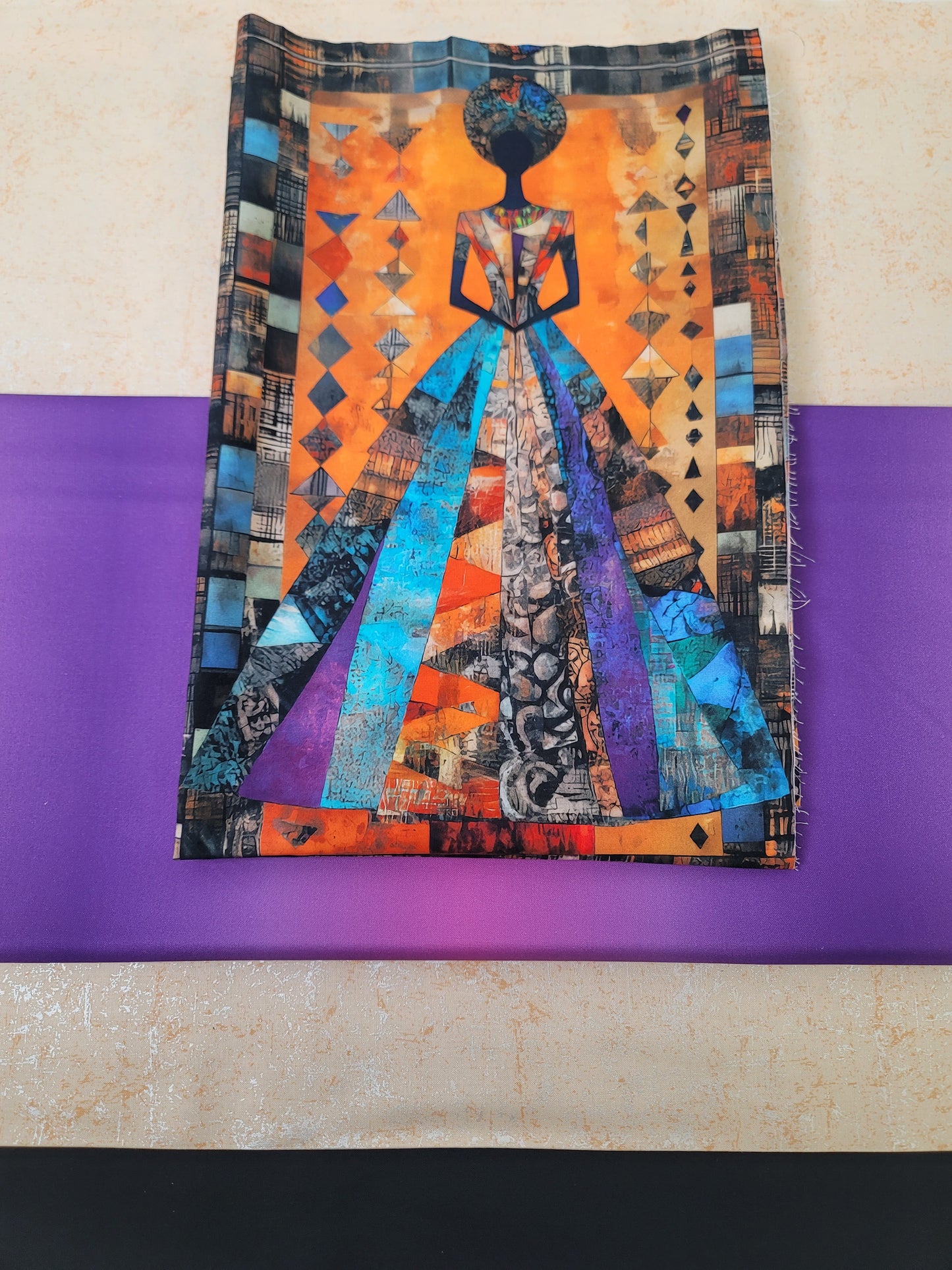 African Queens Irregular Panels 3-Yard Quilt Kit