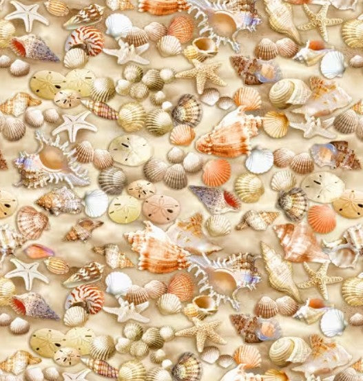 Multi Beachcomber Shells - Timeless Treasures