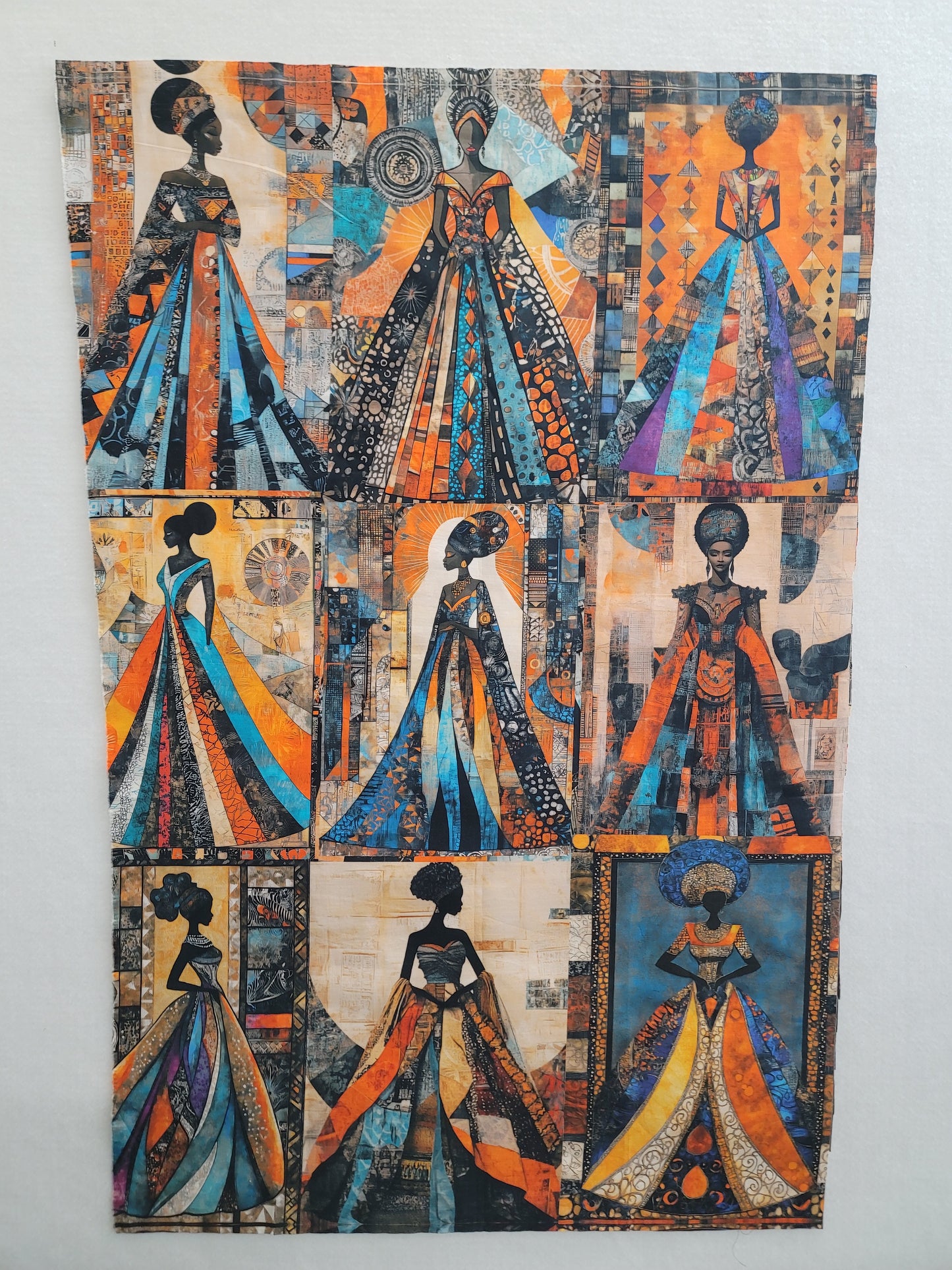 African Queens Irregular Panels 3-Yard Quilt Kit