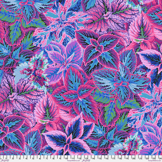 Bold Leaves Blue - Kaffe Fassett