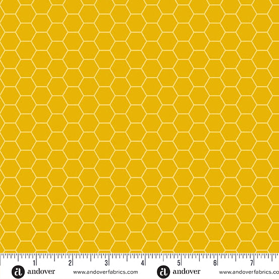 Dark Yellow Honeycomb - Sunny Honey