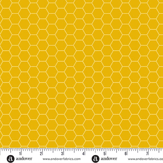 Dark Yellow Honeycomb - Sunny Honey