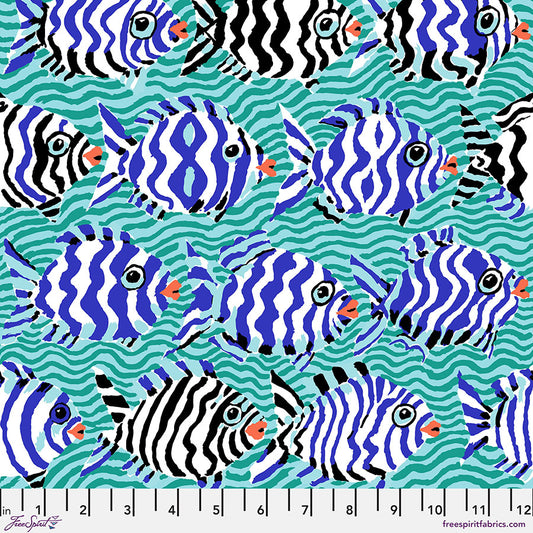 Minnows Aqua - Kaffe Fassett