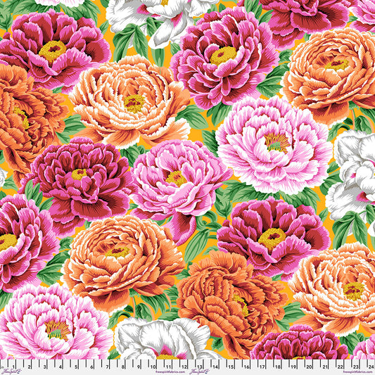 Tibetan Peony Warm - Kaffe Fassett